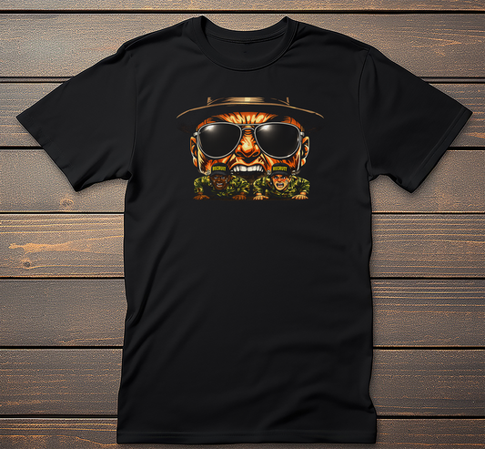 Drill Instructor black graphic tee- source file: Drill Instructor.png